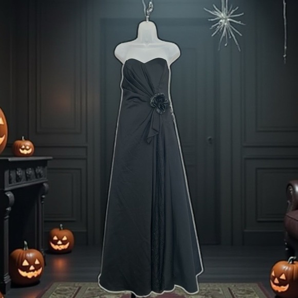 Dresses & Skirts - Halloween Play Black Gothic Wedding Evening Dress Pesavento Couture Small Medium